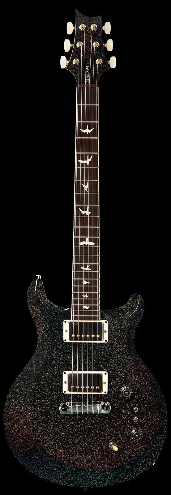PRS S2 Mira 594 Black Rainbow Holoflake
