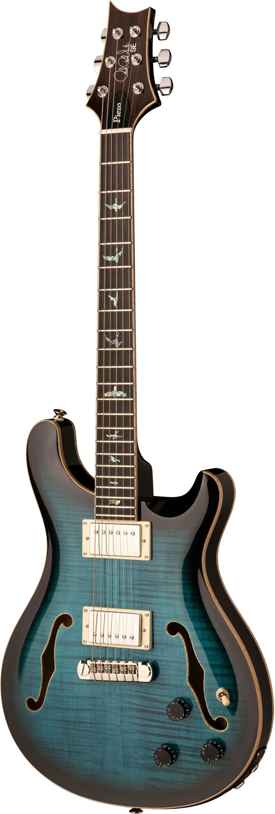 PRS Se Hb II Piezo Peack Blue Smokeburst