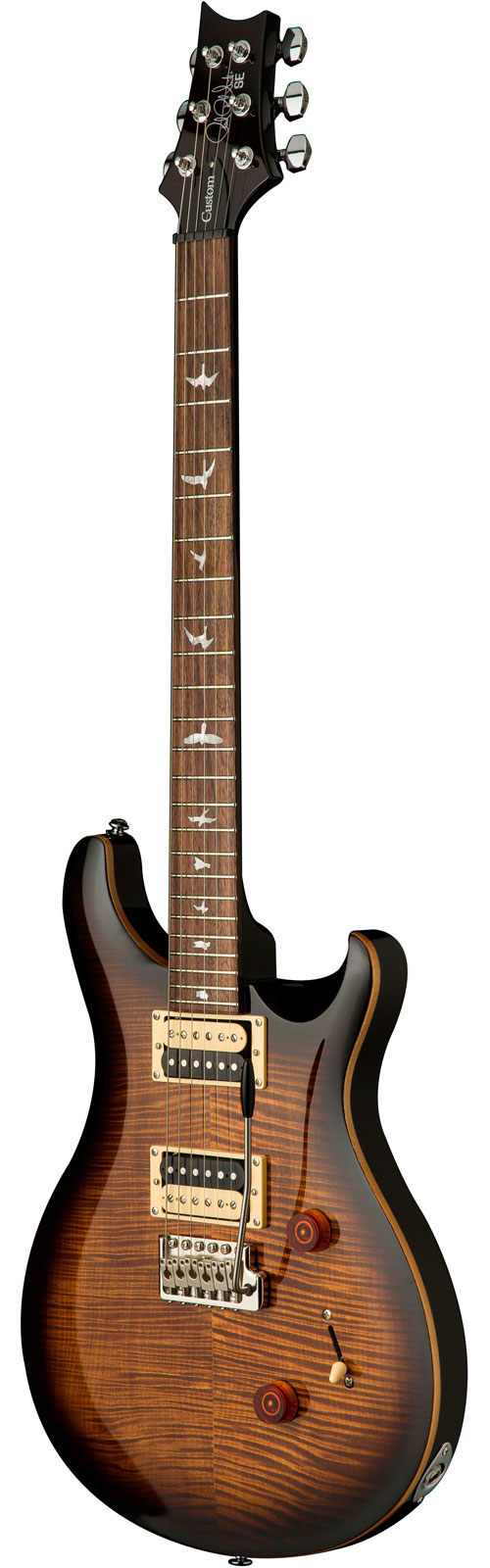 PRS Se Custom 24 Black Gold Sunburst