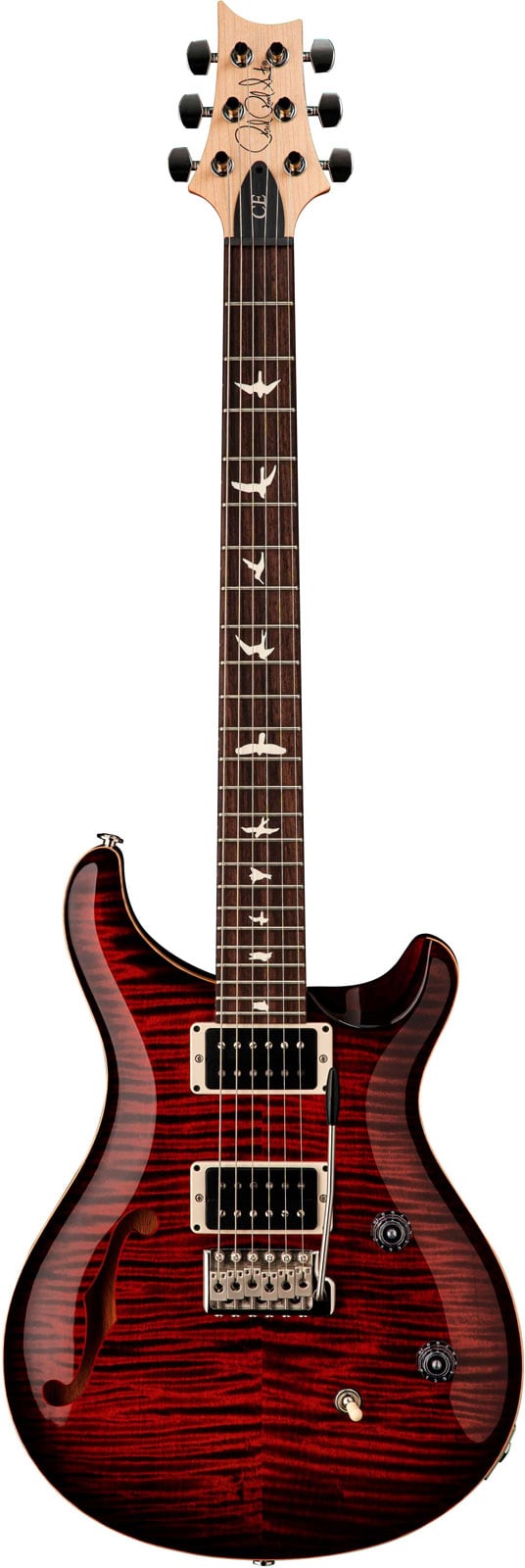 PRS - PAUL REED SMITH CE24 SH FIRE RED BURST