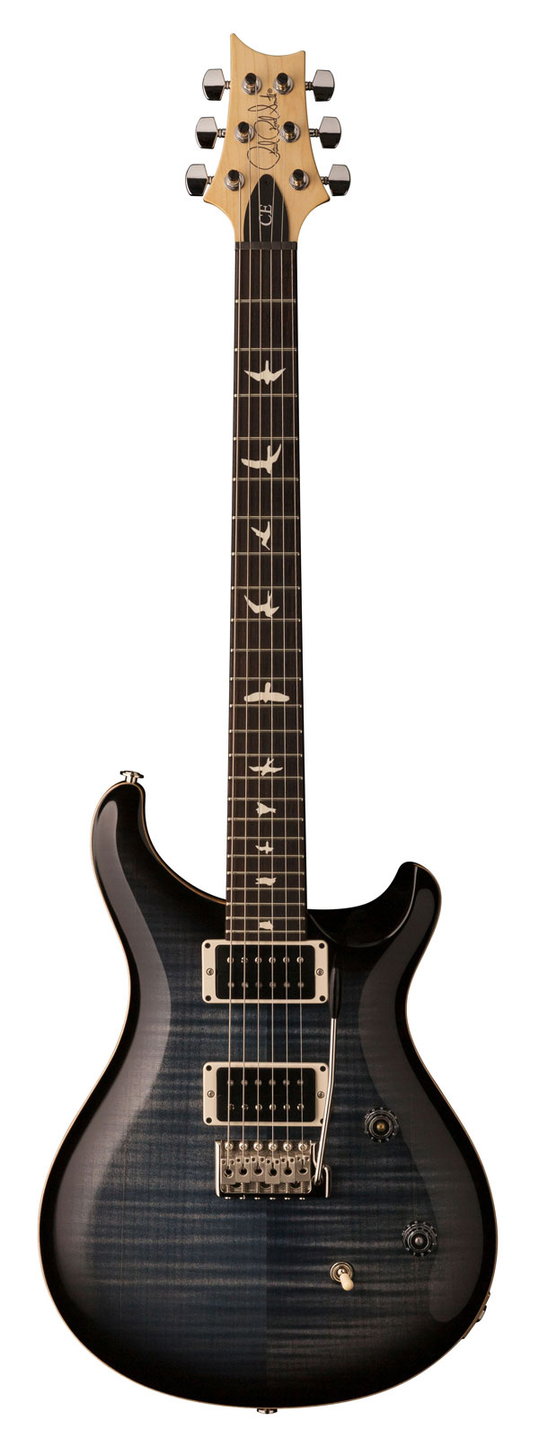 PRS Ce24 Faded Blue Smokeburst
