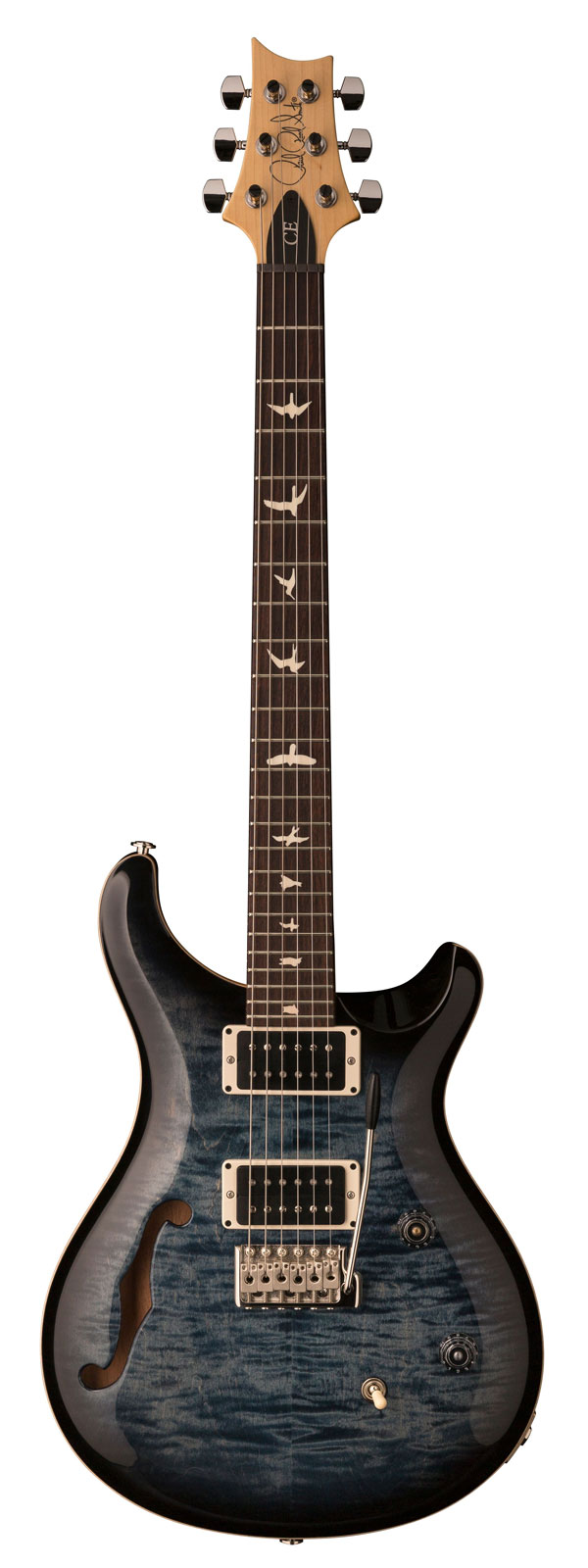 PRS ce24 sh faded blue smokeburst