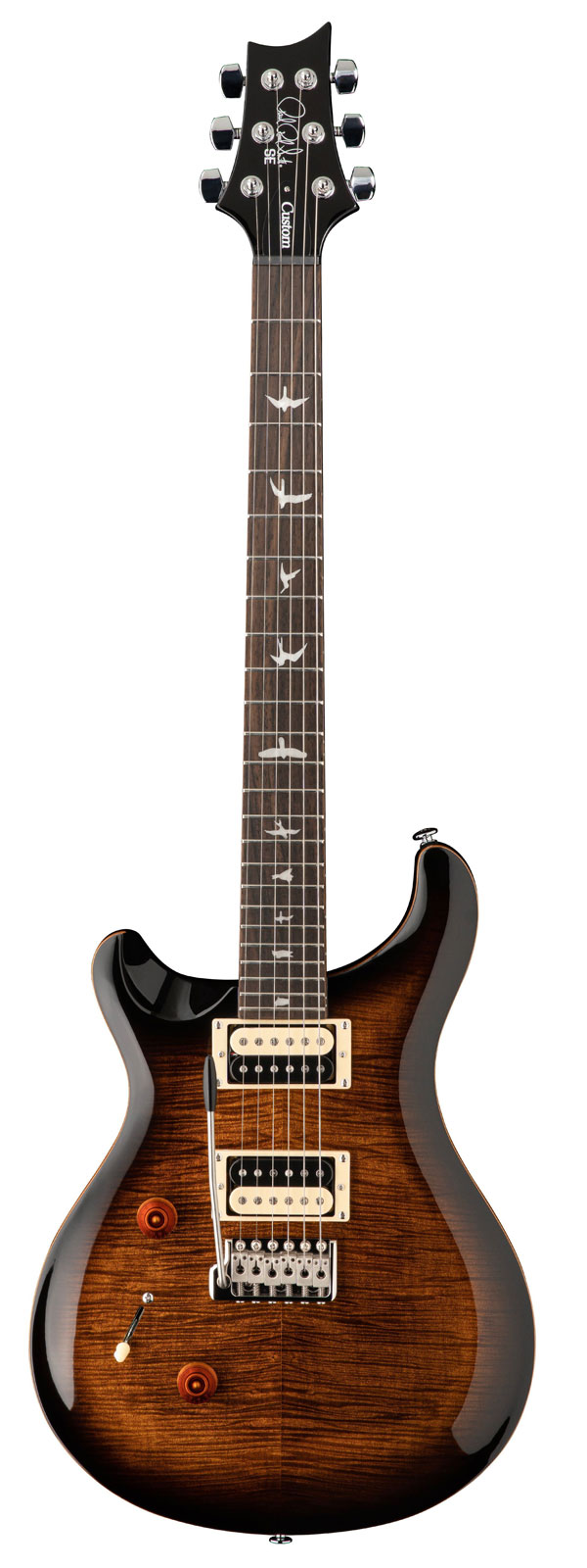 PRS Se Custom 24 Lh Black Gold Sunburst