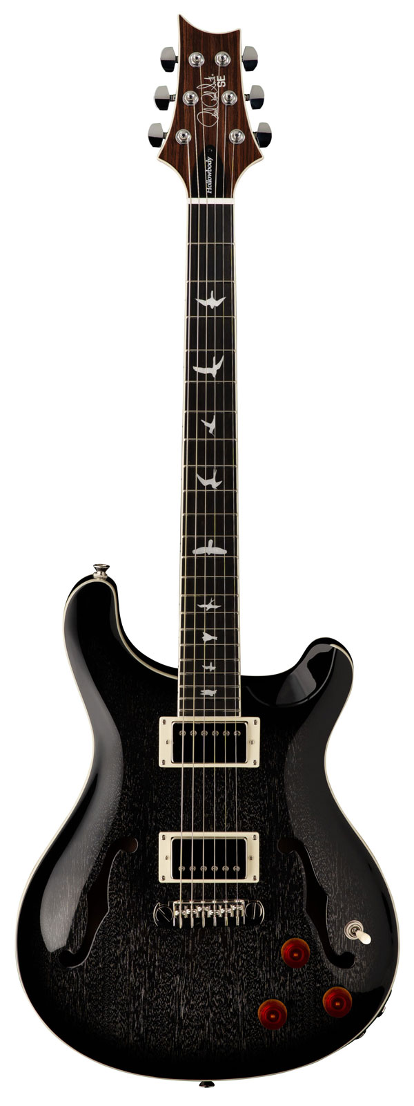 PRS Se Hollowbody Standard Piezo Dh Dog Hair Smokeburst
