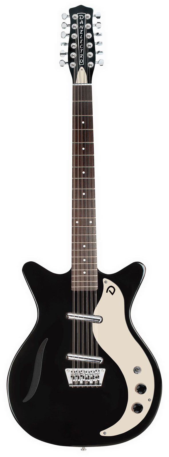 DANELECTRO Vintage 12Str Gloss Black