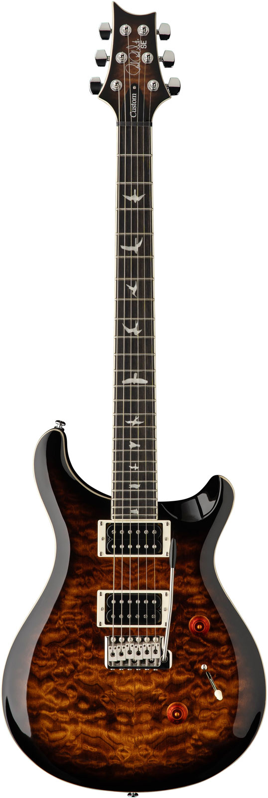 PRS Se Custom 24 Quilt Black Gold Sunburst 2024
