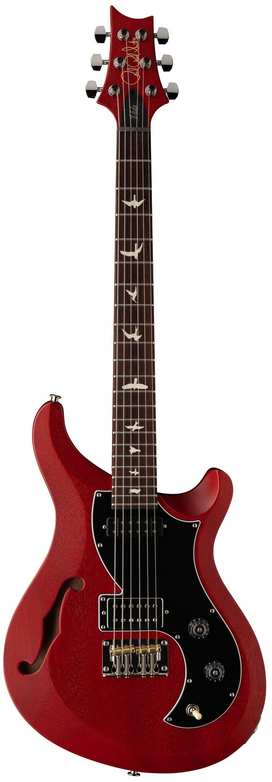 PRS Vela S2 Semihollow Satin Vintage Cherry