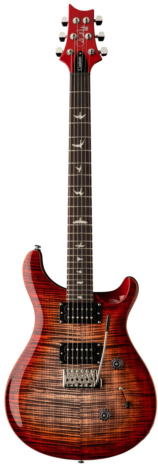 PRS Custom 24 Se Charcoal Cherry Burst