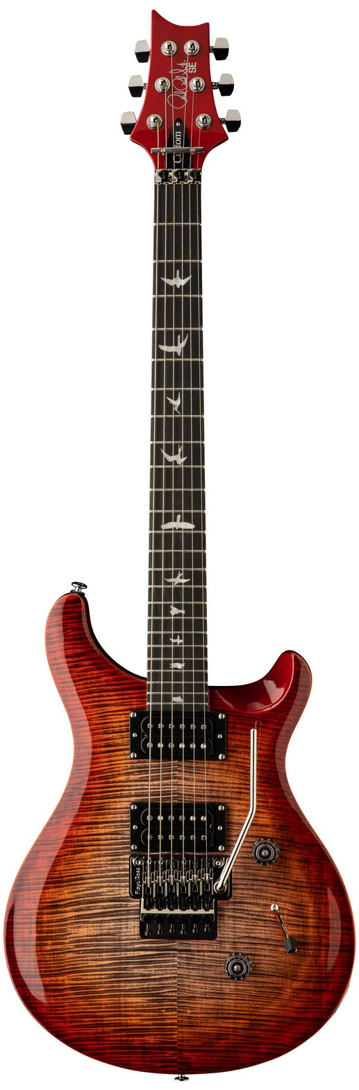 PRS Custom 24 Se Floyd Charcoal Cherry Burst