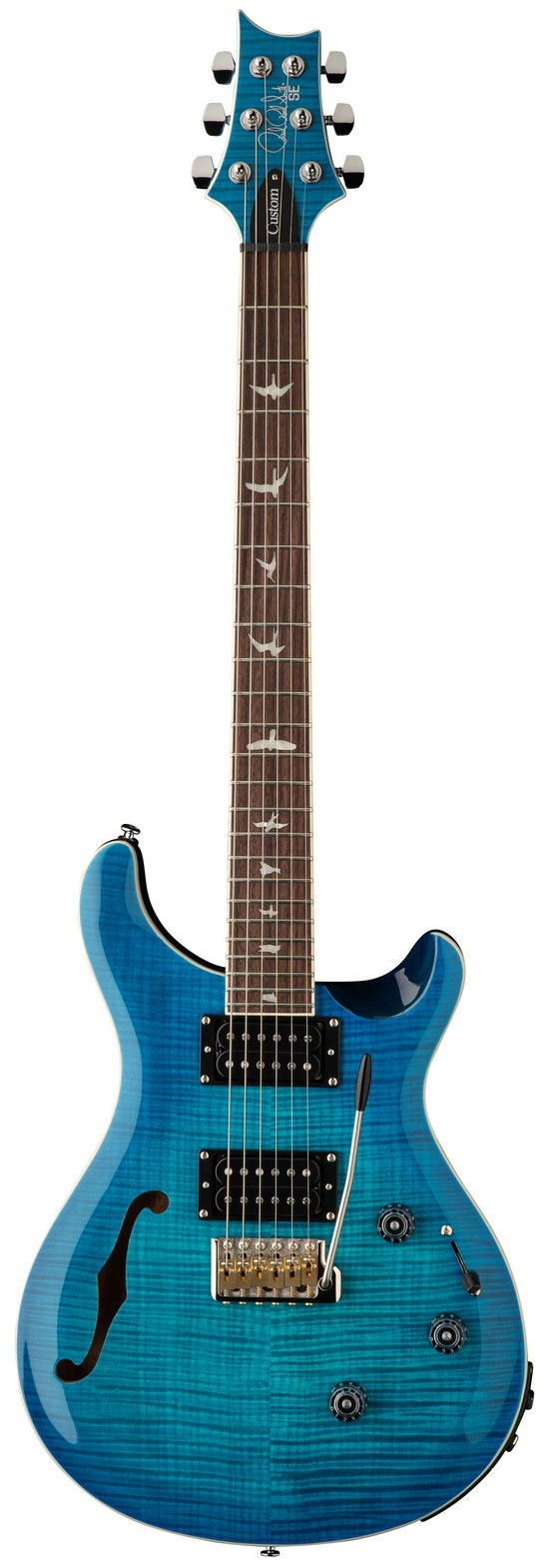 PRS Custom 24 Se Sh Piezo Lake Blue