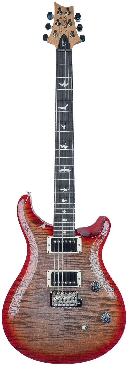 PRS Ce24 Ltd Faded Grey Black Cherry Burst