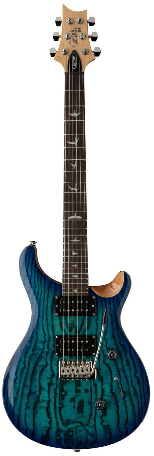 PRS SE Exotic Custom 24 Swamp Ash Lake Blue