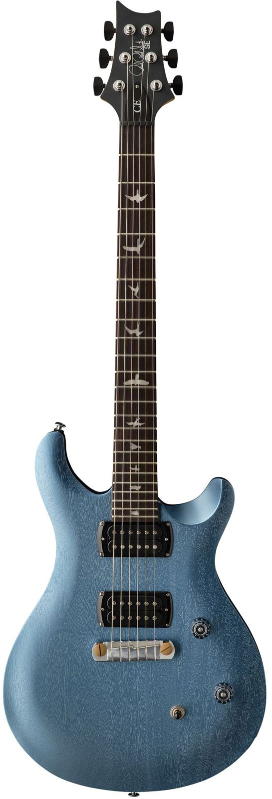 PRS SE CE24 Standard Satin Stoptail Ice Blue Metallic