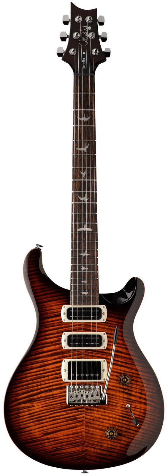 PRS SE Studio Orange Tiger Smokeburst