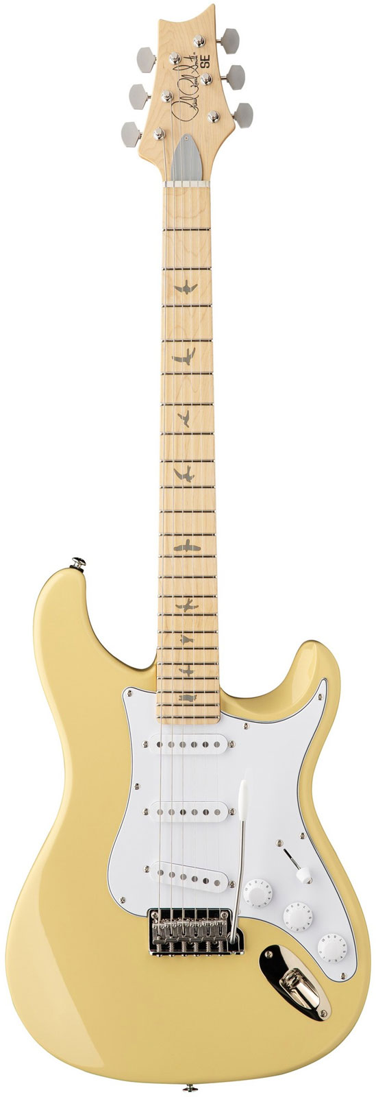 PRS SILVER SKY SE MAPLE MOON WHITE