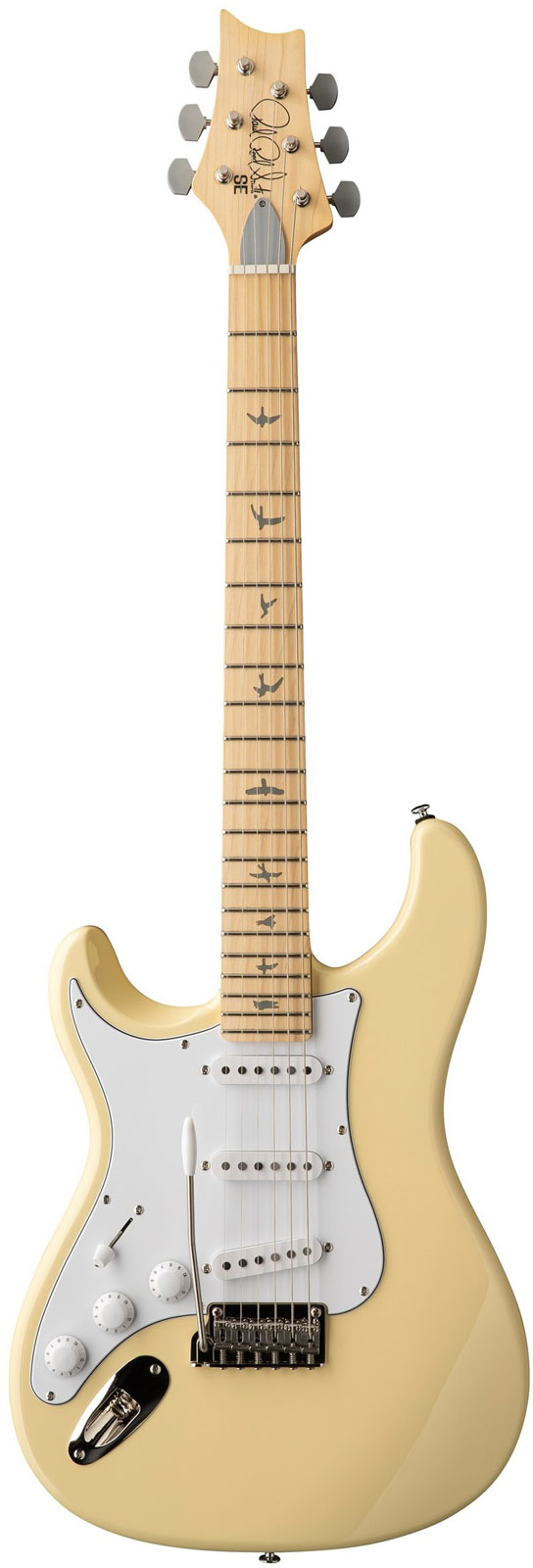 PRS SILVER SKY SE MAPLE LH MOON WHITE