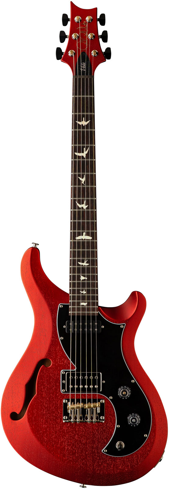 PRS S2 Vela Semi-Hollow Satin Red Apple Metallic