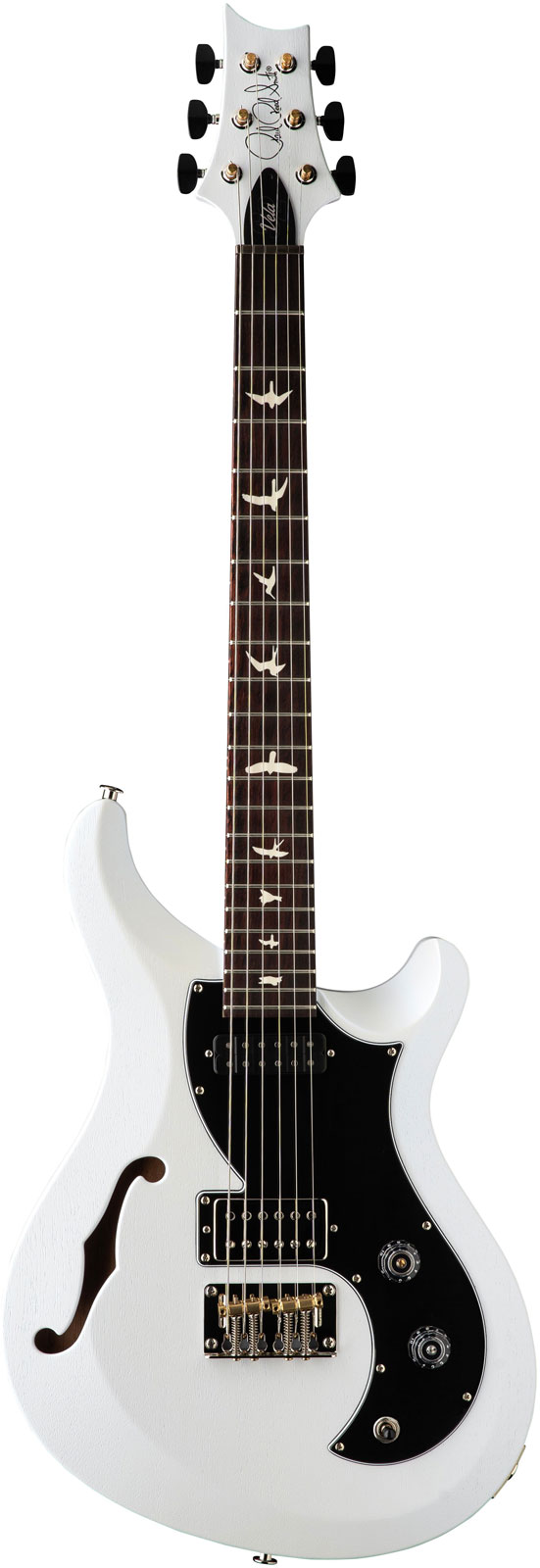 PRS S2 Vela Semi-Hollow Satin Pearl White