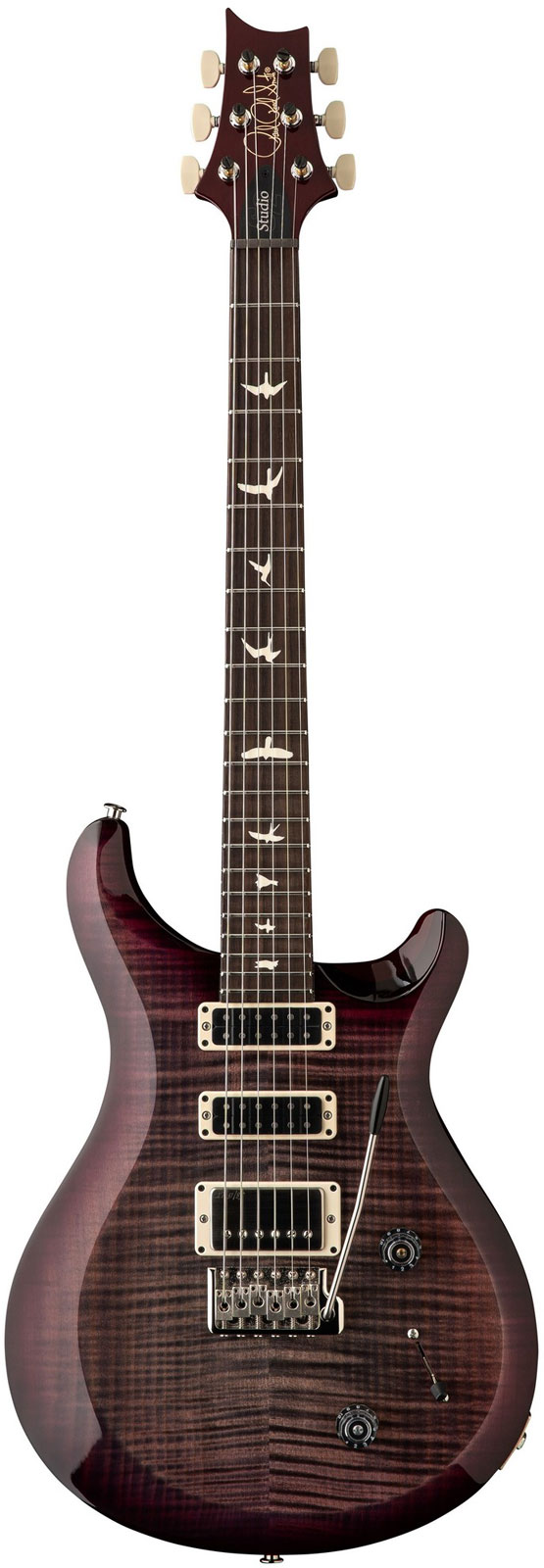 PRS S2 Studio Faded Gray Black Purple Burst