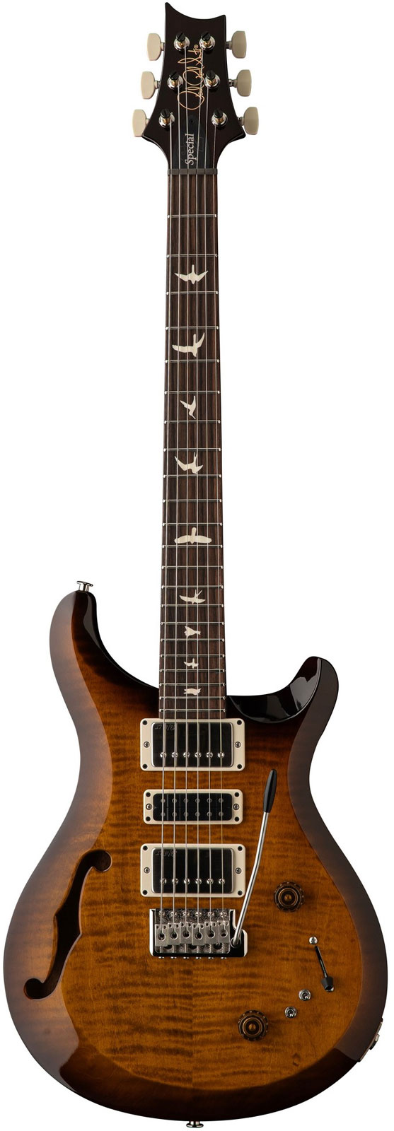 PRS S2 Special Semi Hollow Black Amber
