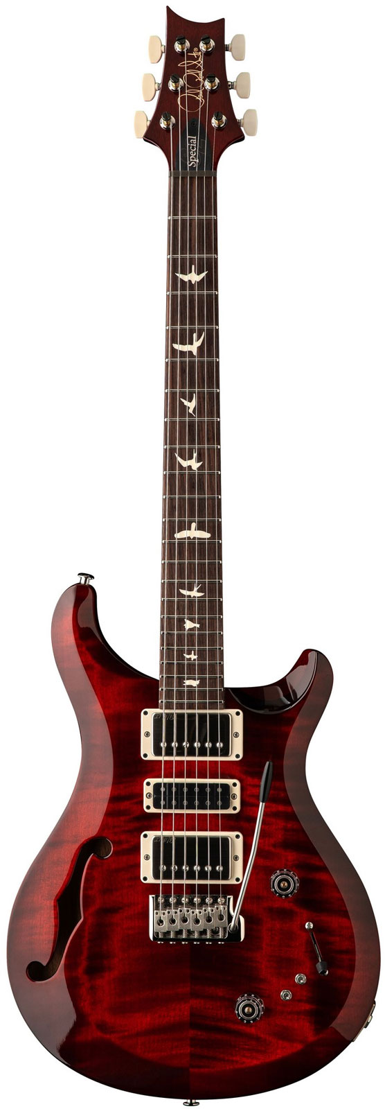 PRS S2 Special Semi Hollow Fire Red Burst