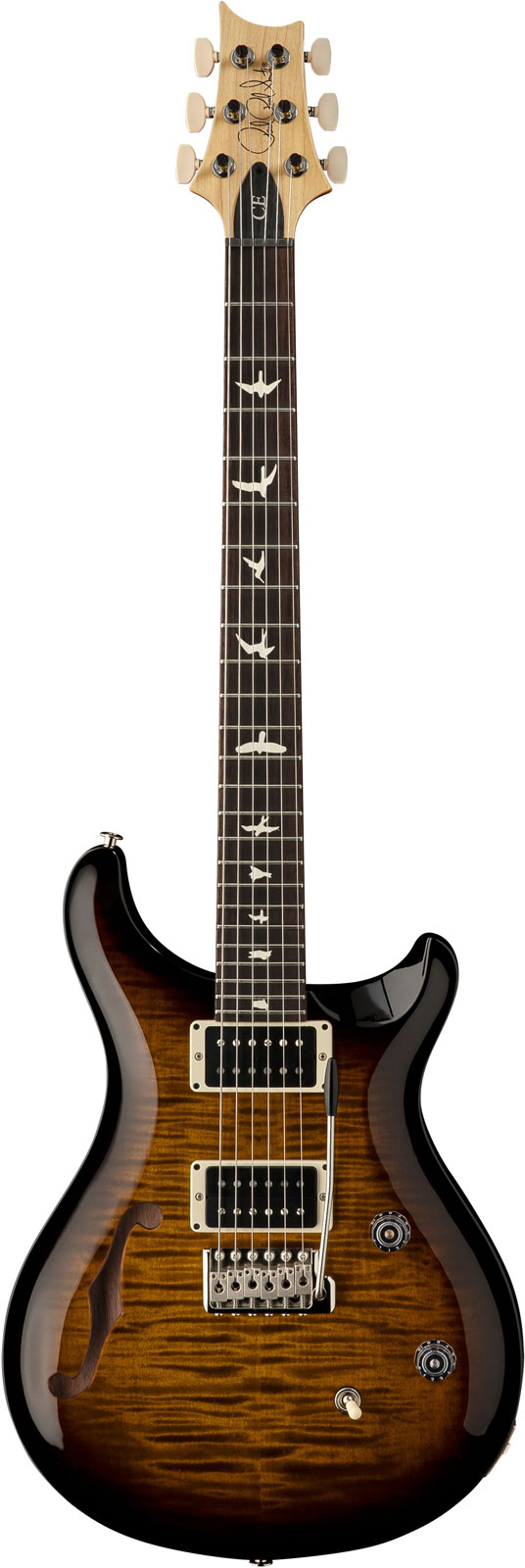 PRS CE24 SH Black Amber