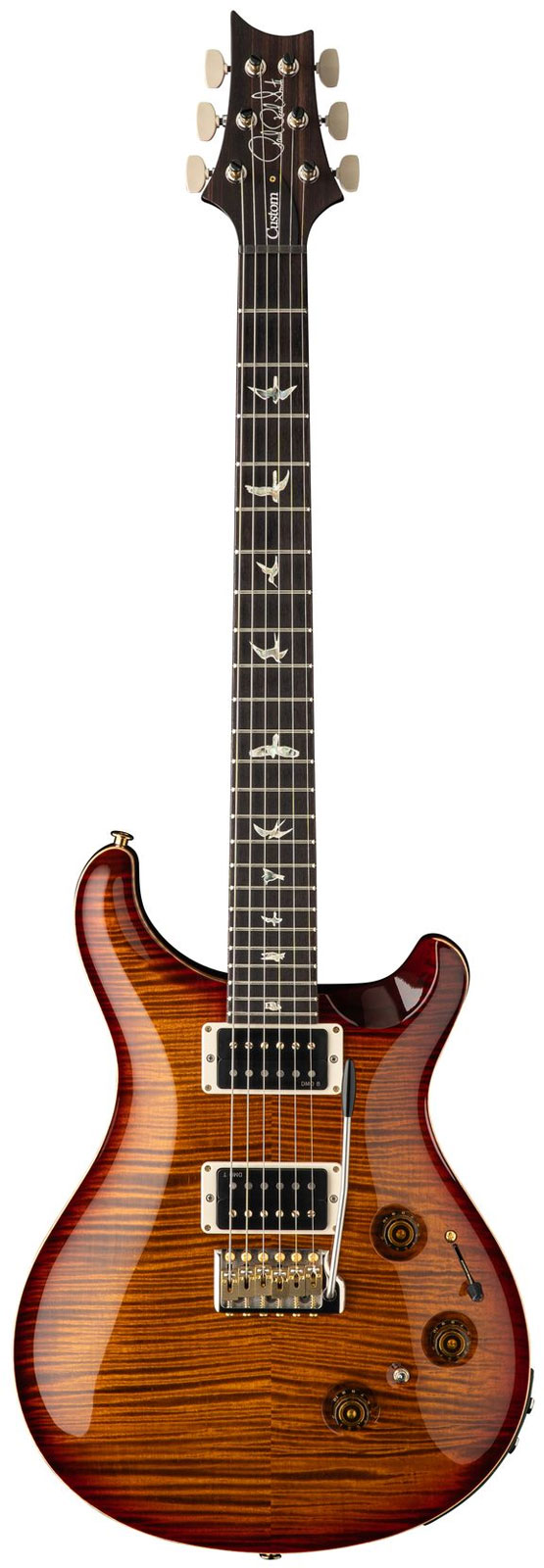 PRS PRIVATE STOCK CUSTOM 24 PIEZO DARK CHERRY SUNBURST
