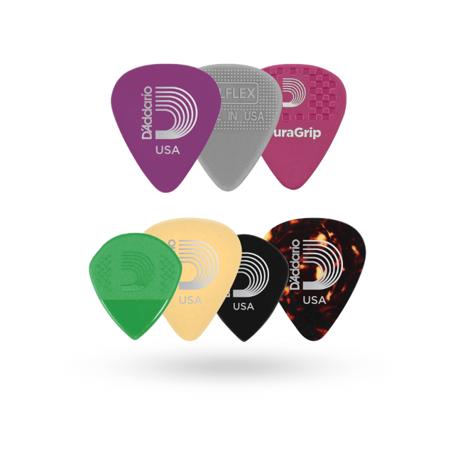 D'ADDARIO AND CO 1XVP4-5 PACK OF 5 MEDIATORS MEDIUM