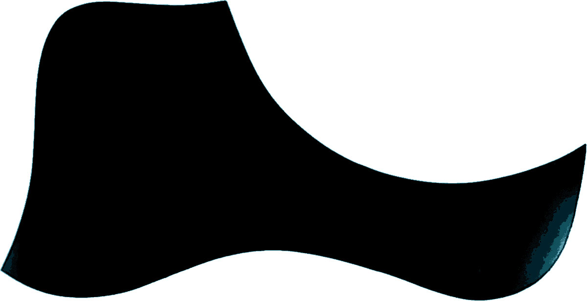 YELLOW PARTS SPARE PARTS PICKGUARDS FOLK BLACK FOLK