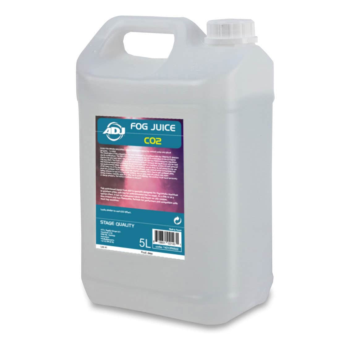 ADJ LIQUIDE A FUMEE CO2 - 5 LITRES