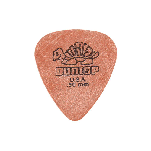 JIM DUNLOP MEDIATOR TORTEX 0.50MM ROUGE