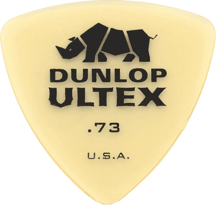 JIM DUNLOP ADU 426P73 - ULTEX TRIANGLE PLAYERS PACK - 0,73 MM (BY 12)