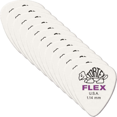 JIM DUNLOP STANDARD - PLAYER'S PACK OF 12 - 1,14MM
