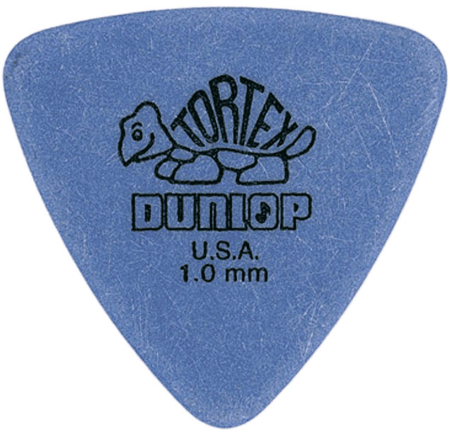JIM DUNLOP ADU 431P100 - TRIANGLE TORTEX PLAYERS PACK - 1,00 MM (BY 6)