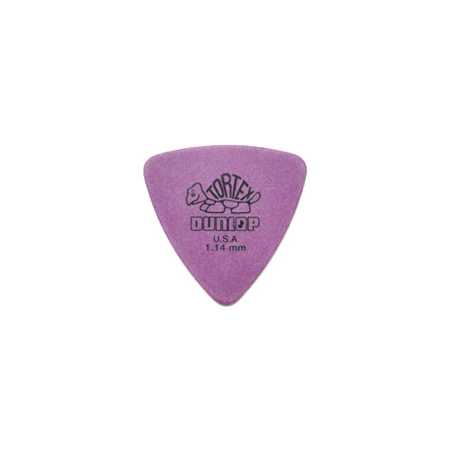 JIM DUNLOP ADU 431P114 - TRIANGLE TORTEX PLAYERS PACK - 1,14 MM (BY 6)