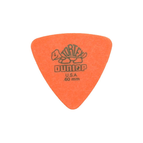 JIM DUNLOP 431P60 TRIANGLE TORTEX PLAYERS PACK 0,60 MM 6 PACK