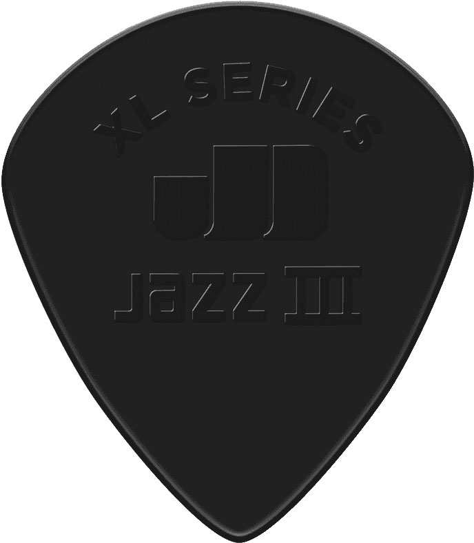 JIM DUNLOP 47RXLS Jazz / Nylon Jazz III XL / Pack Of 12 1,38mm / Noir