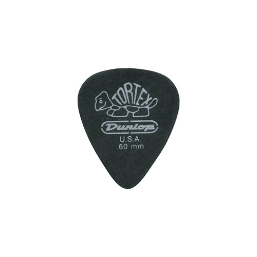 JIM DUNLOP 488P60 Tortex Pitch Noir 0,60mm (par 12)