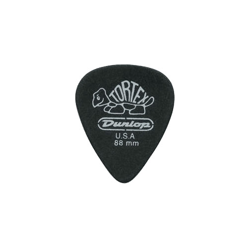 JIM DUNLOP ADU 488P88 - TORTEX PITCH BLACK PLAYERS PACK - 0,88 MM (BY 12)