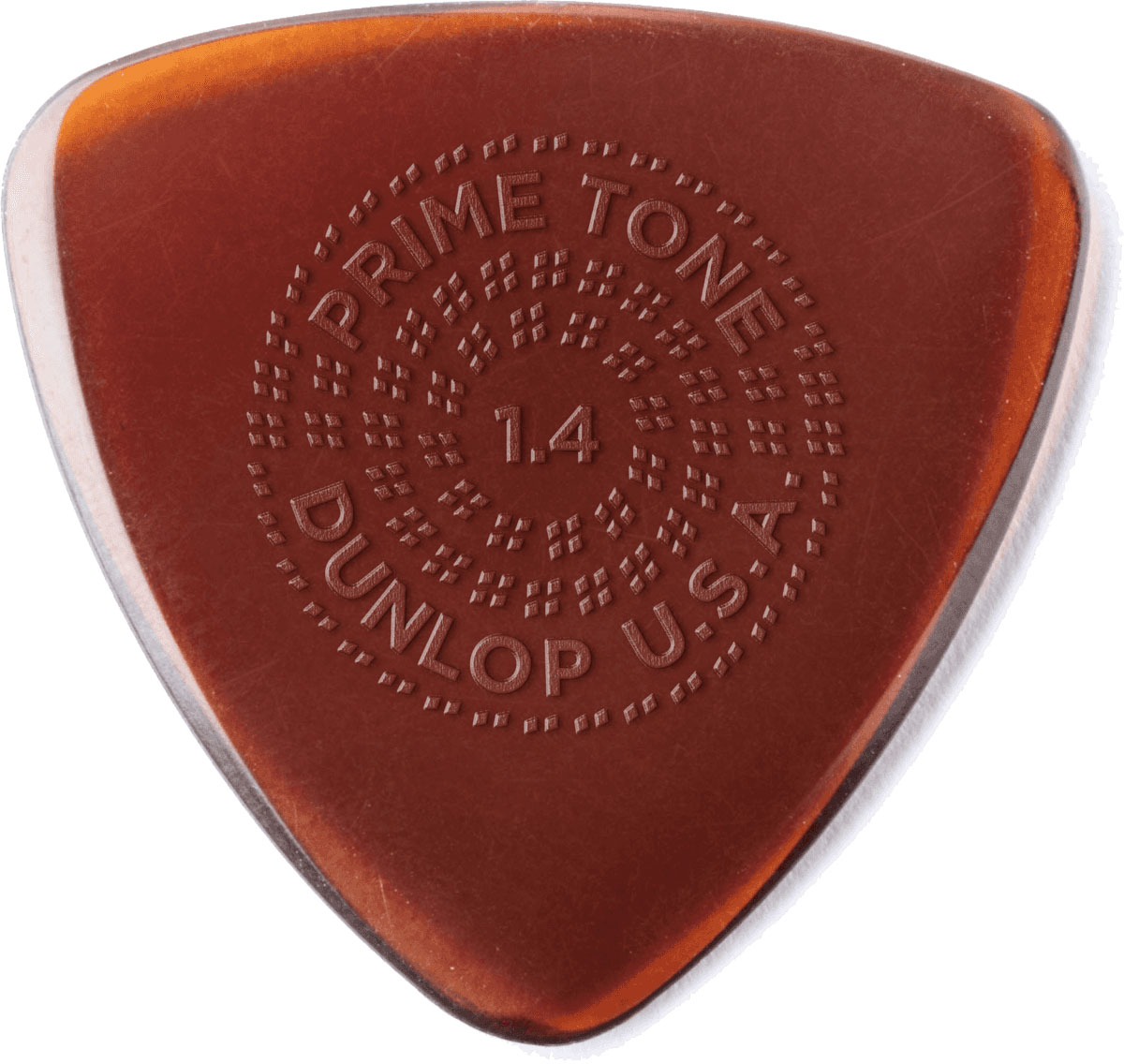 JIM DUNLOP MEDIATORS PRIMETONE SMALL TRIANGLE GRIP 1.4 MM 12 PACK