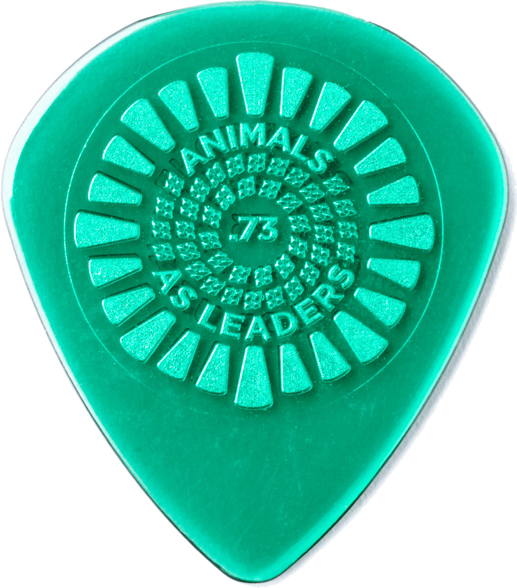 JIM DUNLOP MEDIATORS PRIMETONE ANIMALS AS LEADER ANIMALS AS LEADERS AS LEADERS 0,73MM GREEN X3