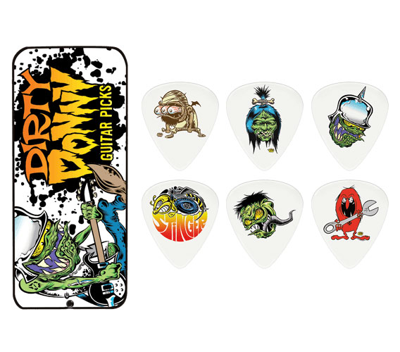 JIM DUNLOP BL111T73 de 6 Motif Dirty Donny Series 1