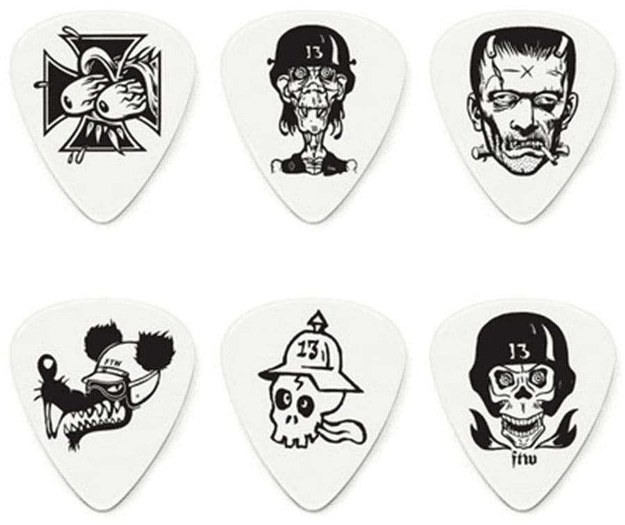 JIM DUNLOP ADU BL113P100 NOIRLINE ORIGINALS PLAYERS PACK 1,00 MM (PAR 6)