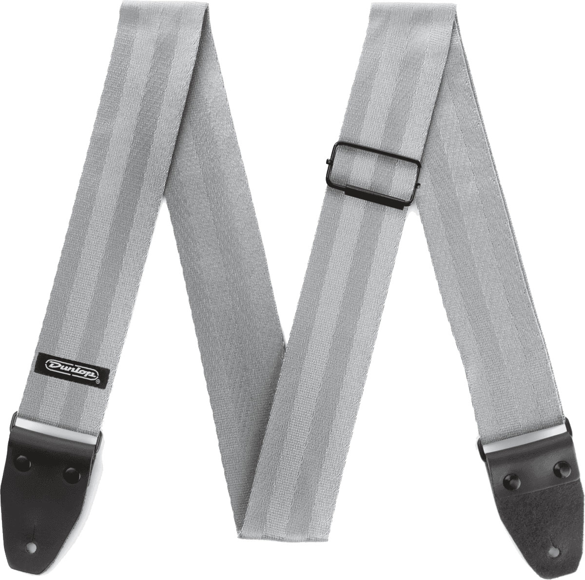 JIM DUNLOP SEATBELT STRAP DELUXE SEATBELT GREY