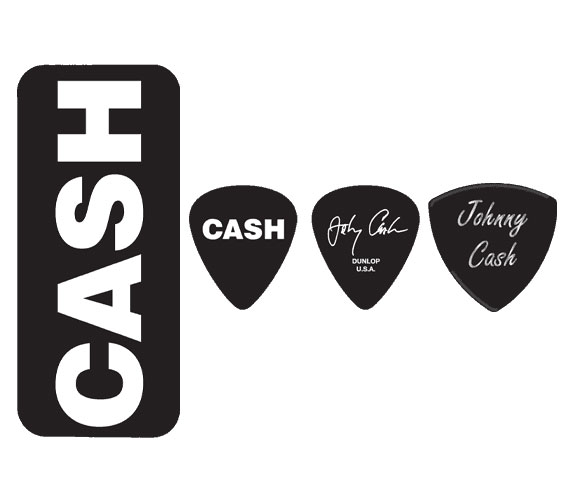 JIM DUNLOP JCPT04H de 6 Johnny Cash Bold Heavy