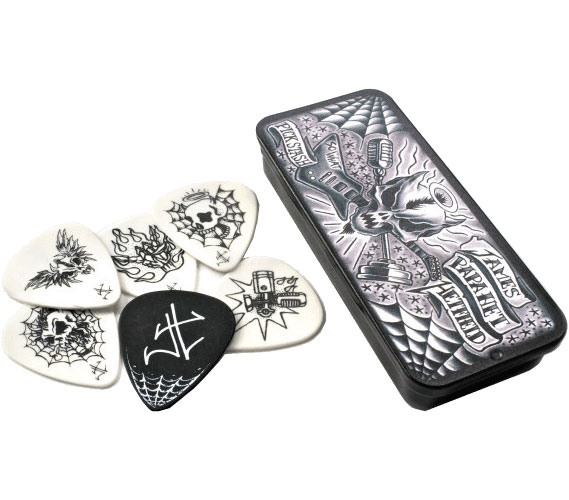 JIM DUNLOP JPH01T088 de 6 Motif Sign. James Hetfield Ultex .88