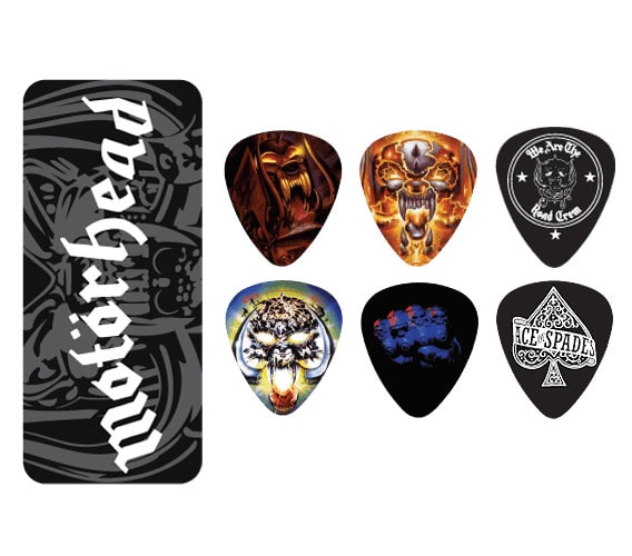 JIM DUNLOP MHPT03 BOITE EN METAL DE 6 MOTIF MOTORHEAD ENGLAND