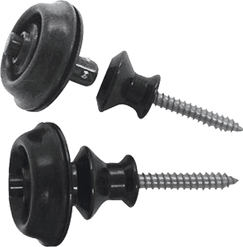 JIM DUNLOP Accessoires ATTACHE-courroies Straplok Dual Noir