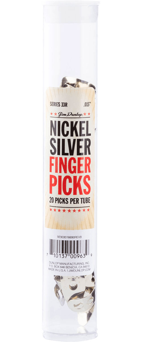 JIM DUNLOP NICKEL FINGER 0,015 BOX OF 20