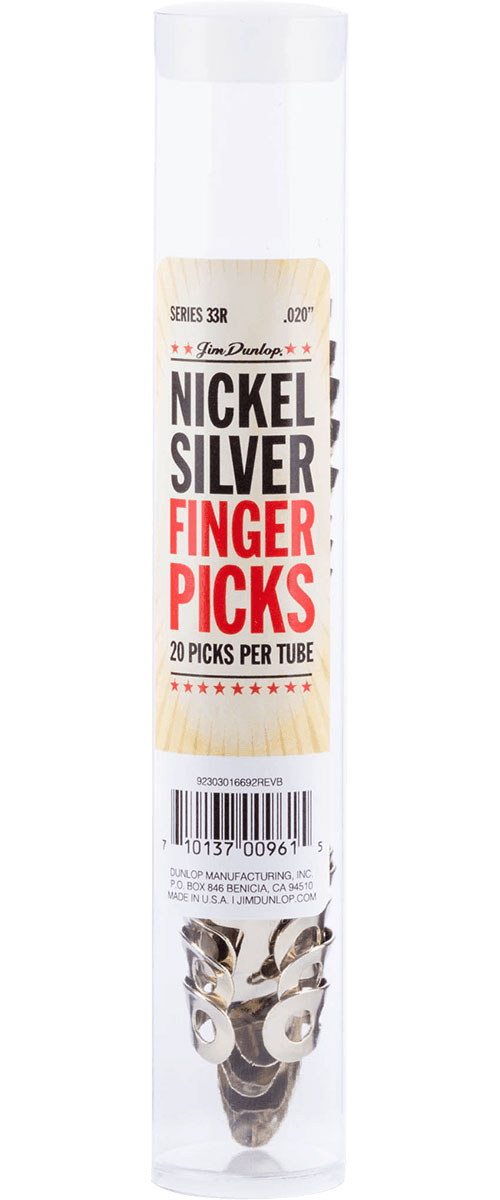 JIM DUNLOP NICKEL FINGER 0,020 BOX OF 20